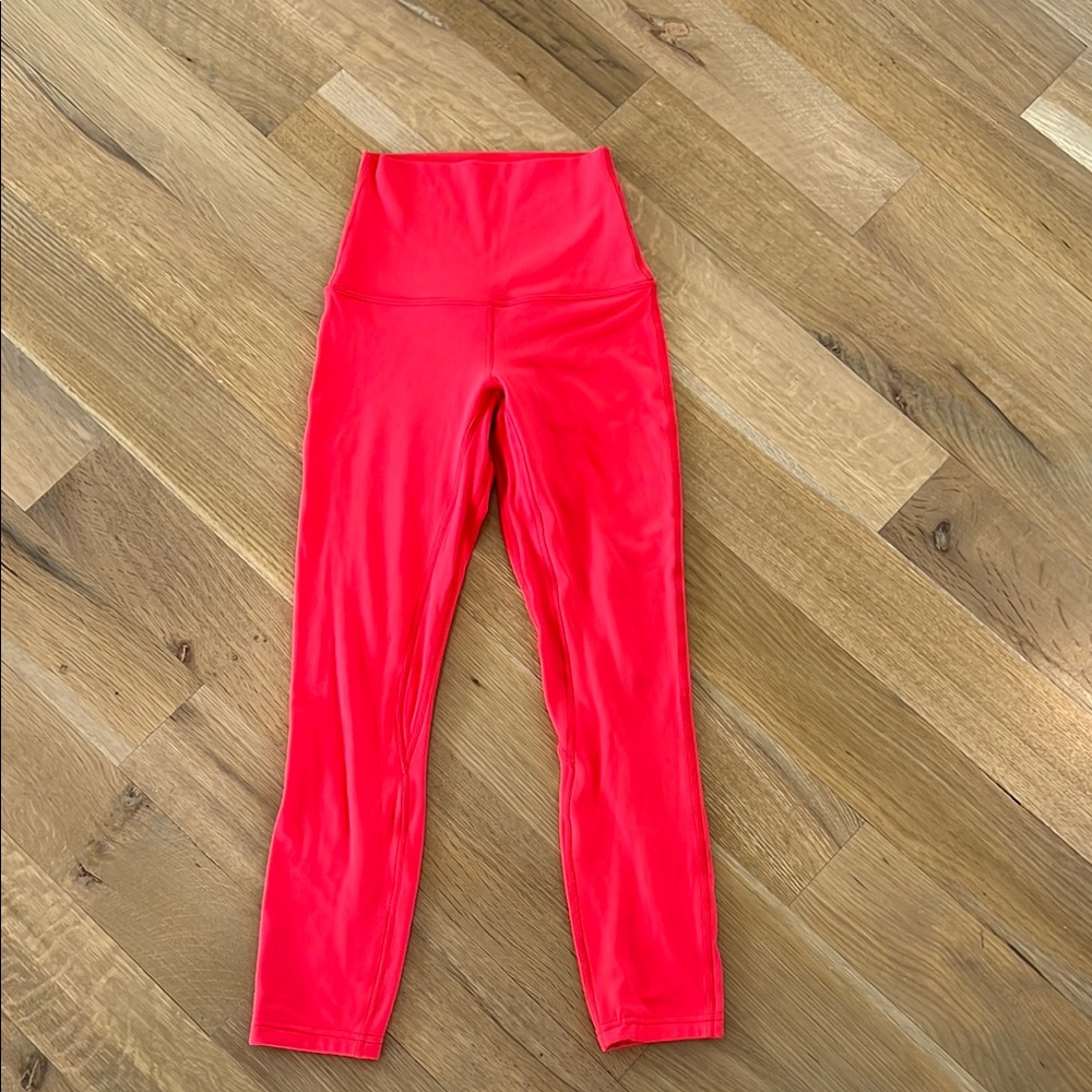 Lululemon Align Love Red Leggings 2 Worn Once
